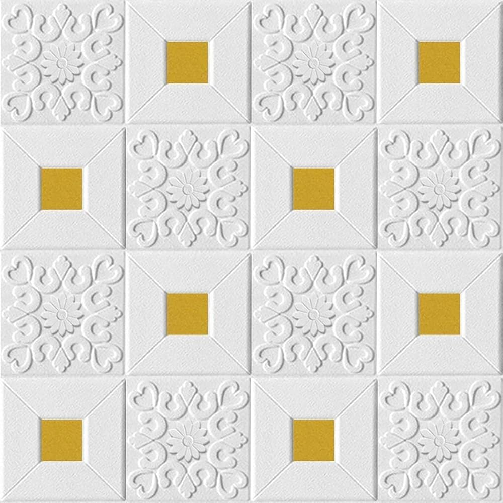 3D Brick Design Self-Adhesive Waterproof Foam Sheet 3D PE Foam Wallpaper